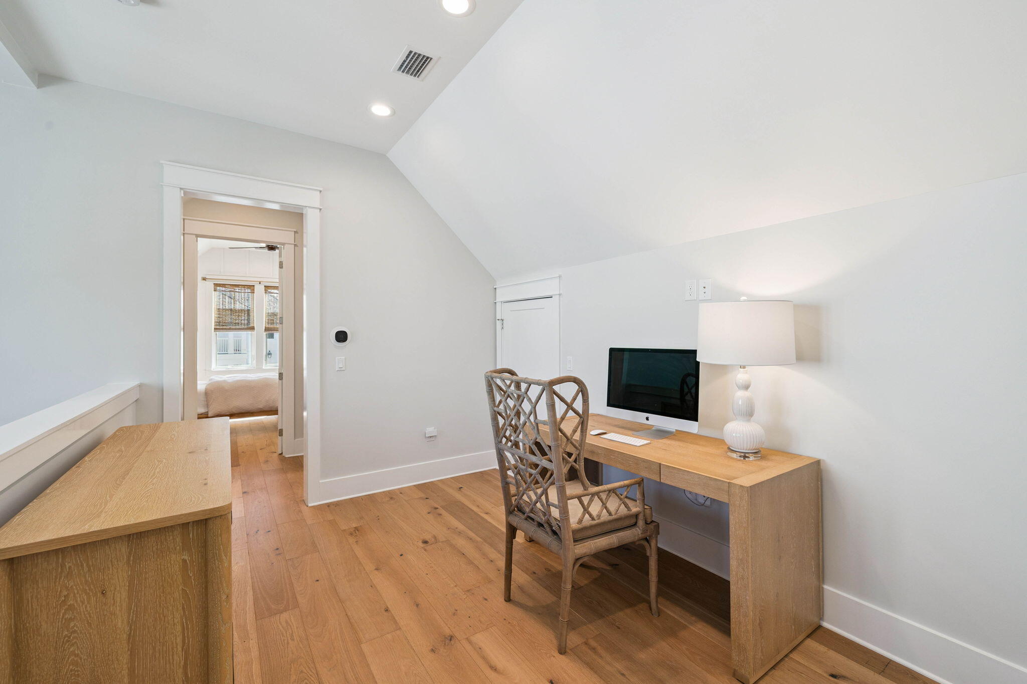64 White Cottage Road Santa Rosa Beach, FL 32459 - Photo 23 of 35 a view of a workspace with furniture and wooden floor