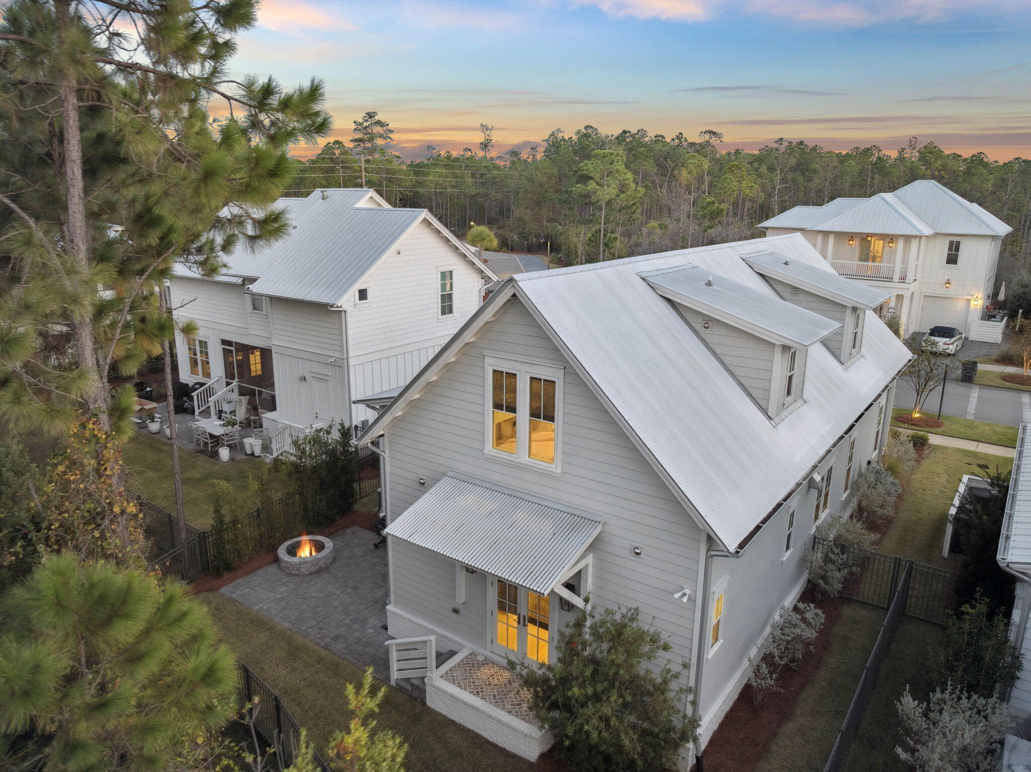 64 White Cottage Road Santa Rosa Beach, FL 32459 - Photo 5 of 35 a aerial view of a house in a big yard with plants