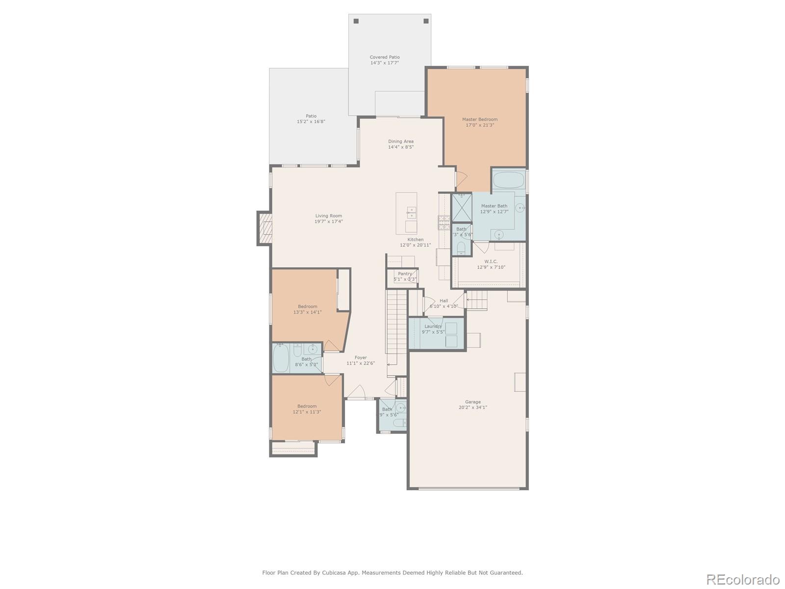 17670 West 94th Drive Arvada, CO 80007 - Photo 44 of 49 a picture of a floor plan