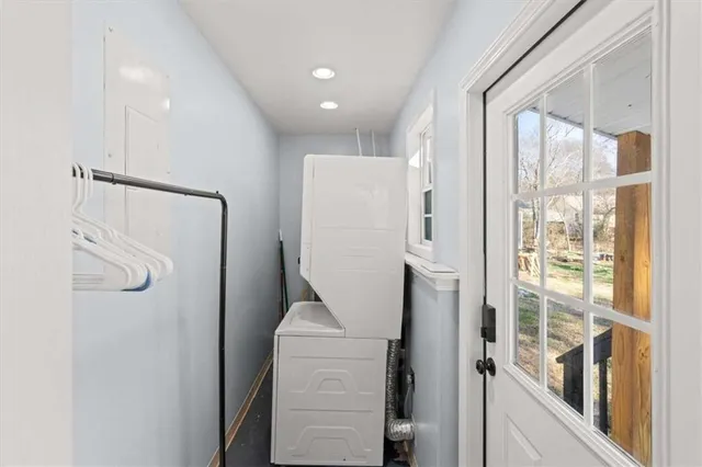 a view of a chairs and table on the terrace