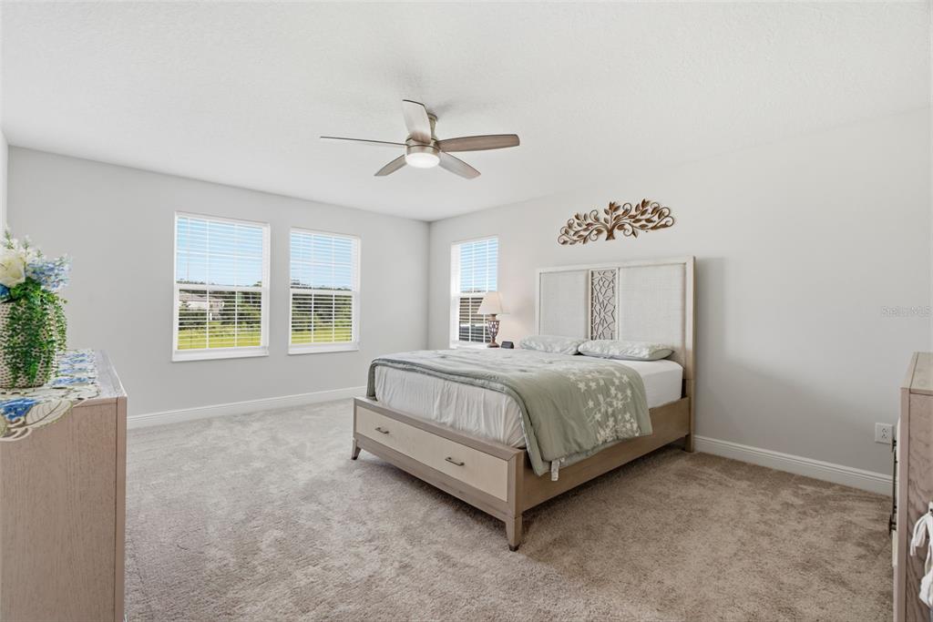 12970 Steed Trce Loop Lithia, FL 33547 - Photo 28 of 57 a spacious bedroom with a bed and a window