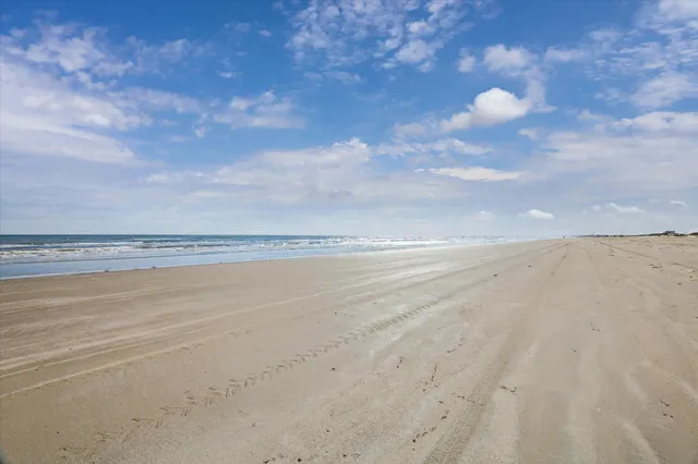 a view of an ocean beach
