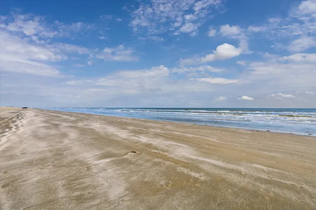 a view of an ocean and beach