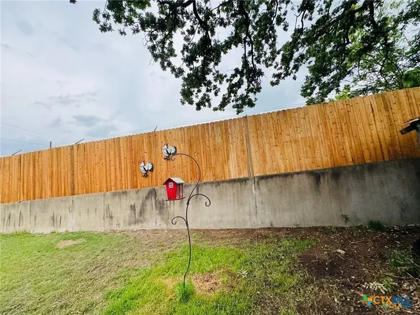 a backyard of a house