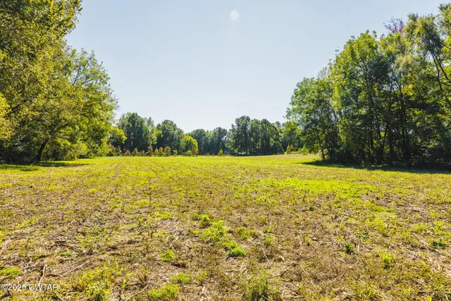 a view of an outdoor space and a yard