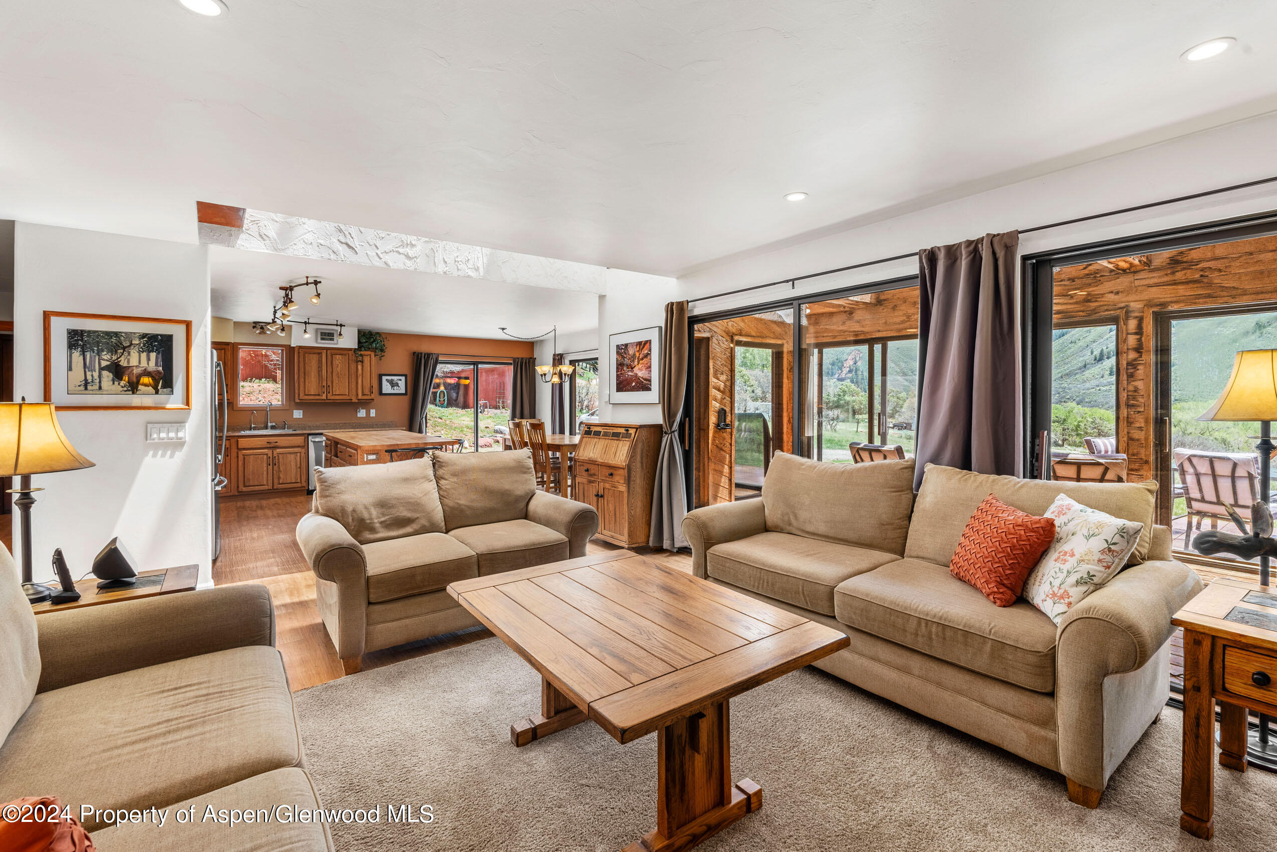 299 Knight Road Basalt, CO 81621 - Photo 9 of 48 a living room with furniture and a large window