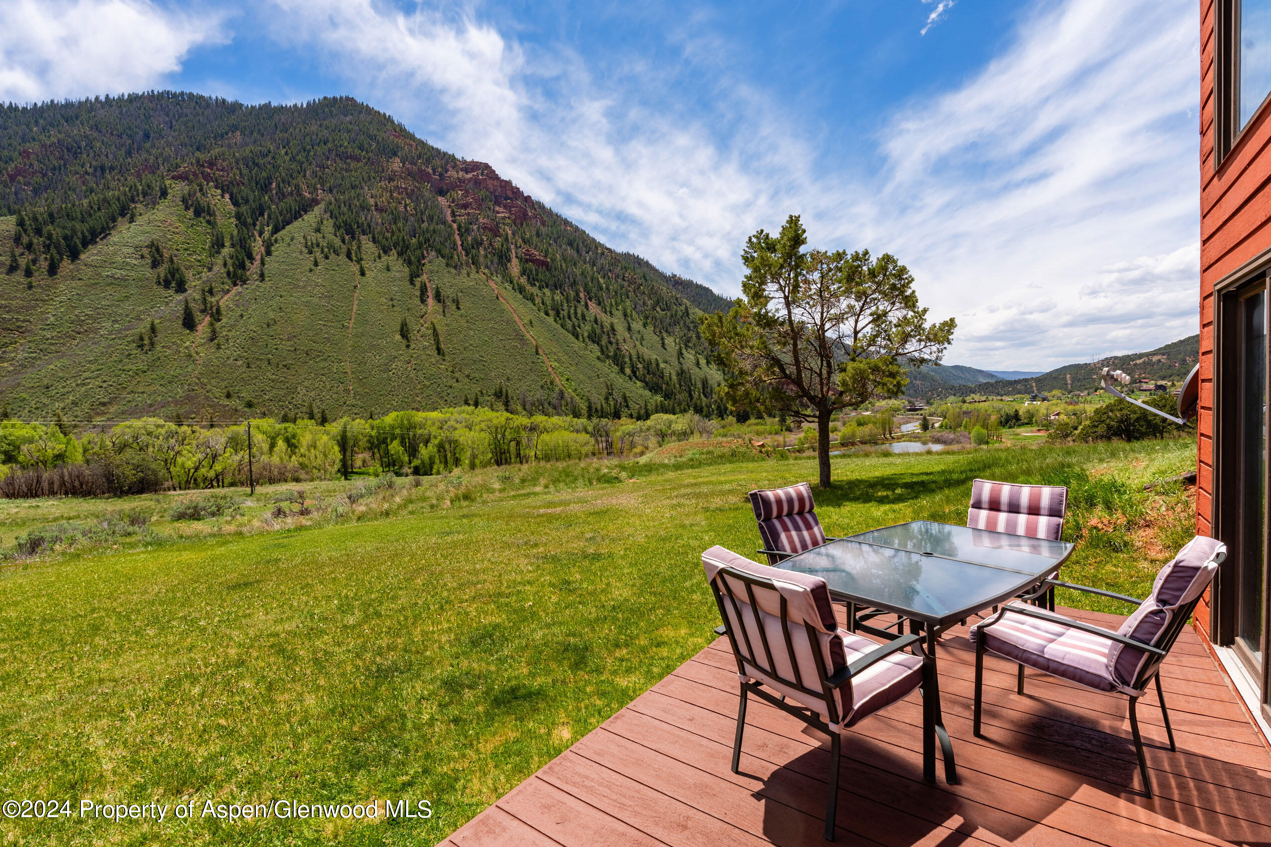 299 Knight Road Basalt, CO 81621 - Photo 15 of 48 a view of yard with seating area and green space