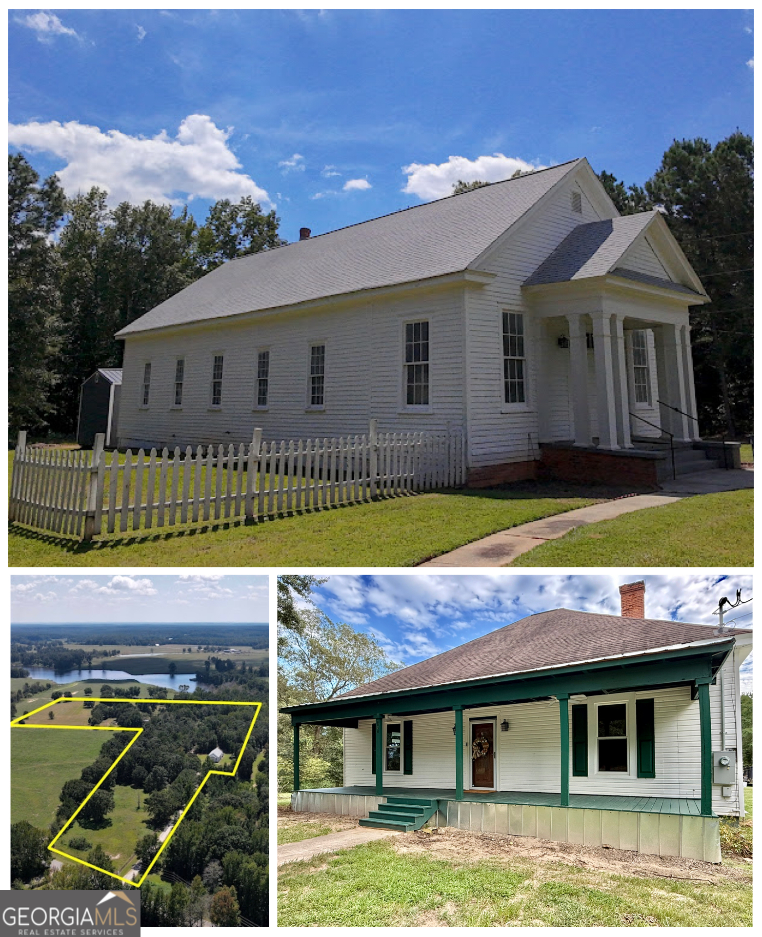 a view of house with swimming pool and a yard