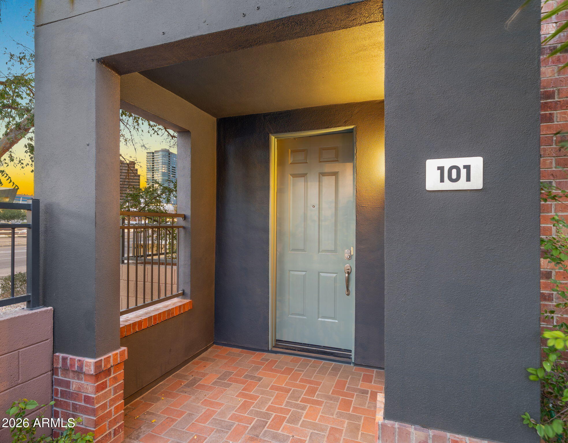 706 East Washington Street, Unit 101 Phoenix, AZ 85034 - Photo 4 of 32 Covered Front Door