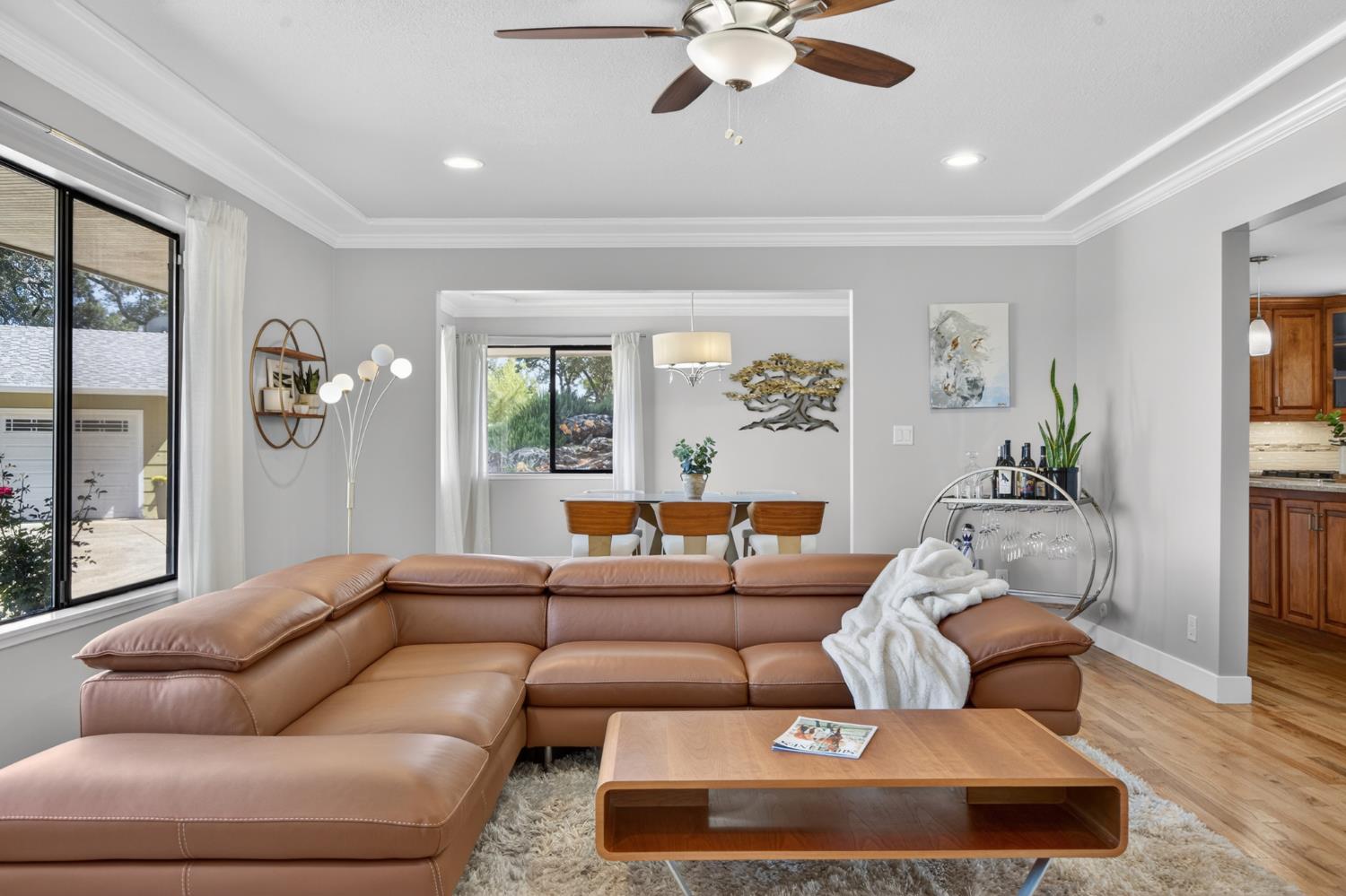 5560 Ralston Way Placerville, CA 95667 - Photo 9 of 78 Bright living area with crown molding and recessed lighting