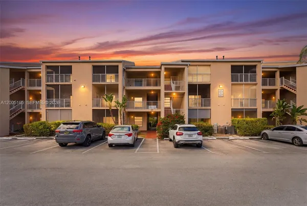 a car parked in front of a building