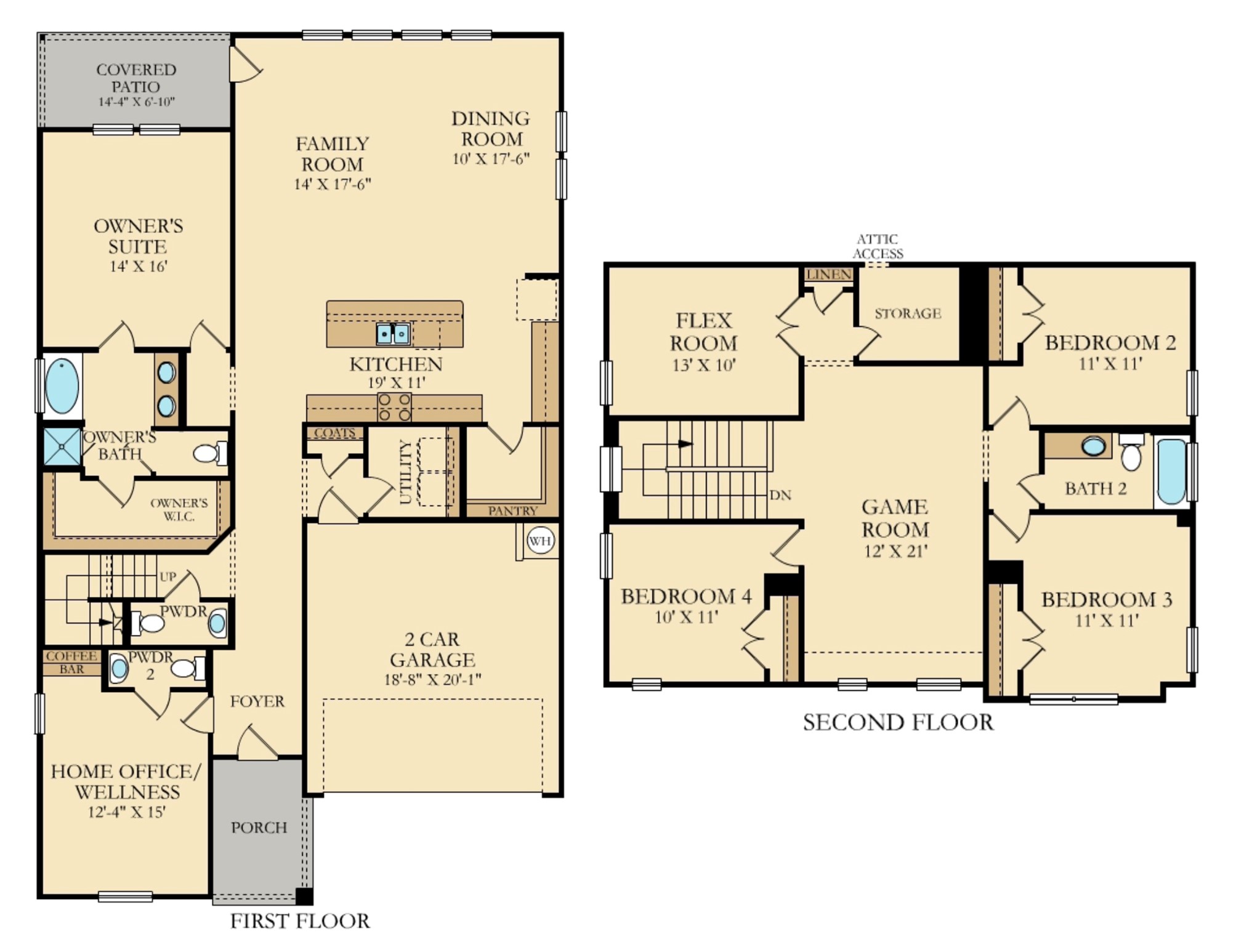 18001 Prairie Falcon Way Pflugerville, TX 78660 - Photo 38 of 38 Floor plan