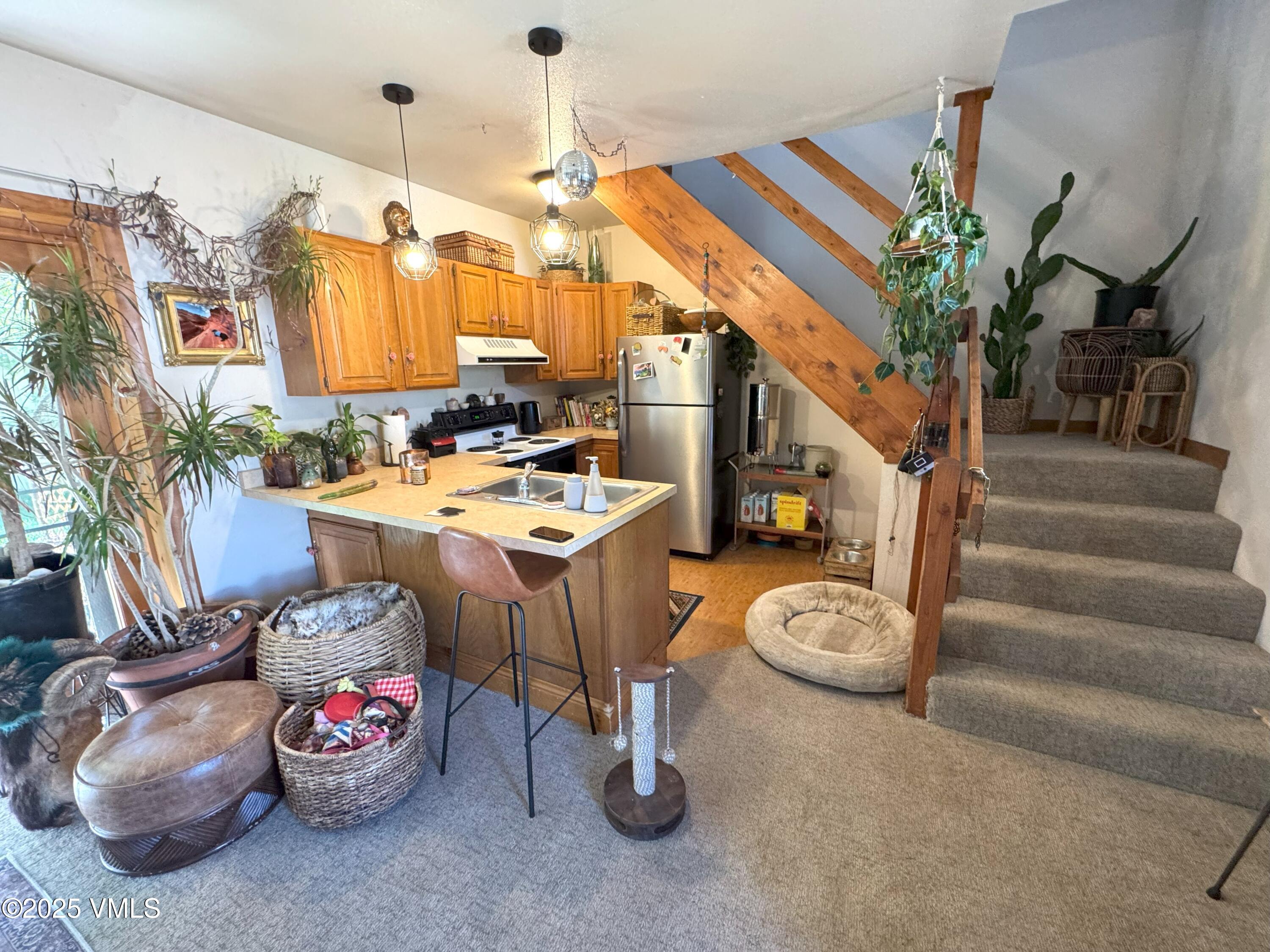 409 Washington Street Eagle, CO 81631 - Photo 24 of 28 a very nice looking living room with furniture and a potted plant