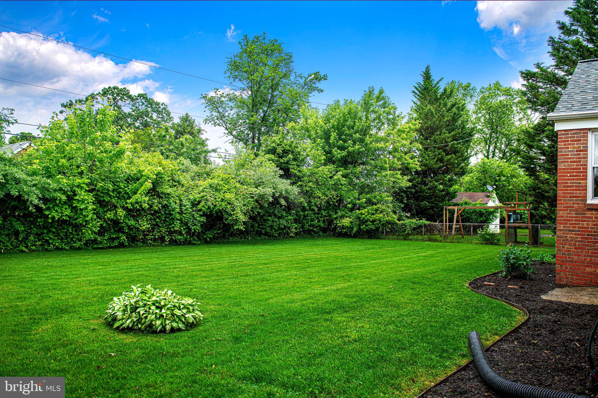 7202 Old Harford Road Baltimore, MD 21234 - Photo 19 of 21 Grassy yard with trees lining the rear