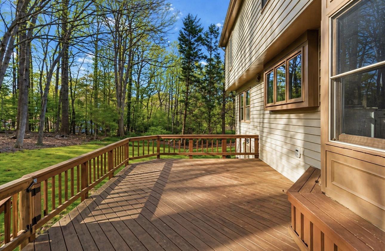 7917 Donegal Lane Springfield, VA 22153 - Photo 45 of 55 Private backyard deck