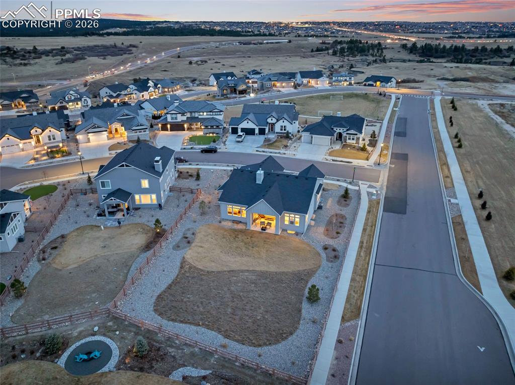 2402 Parma Court Colorado Springs, CO 80921 - Photo 45 of 45 an aerial view of a house with outdoor space