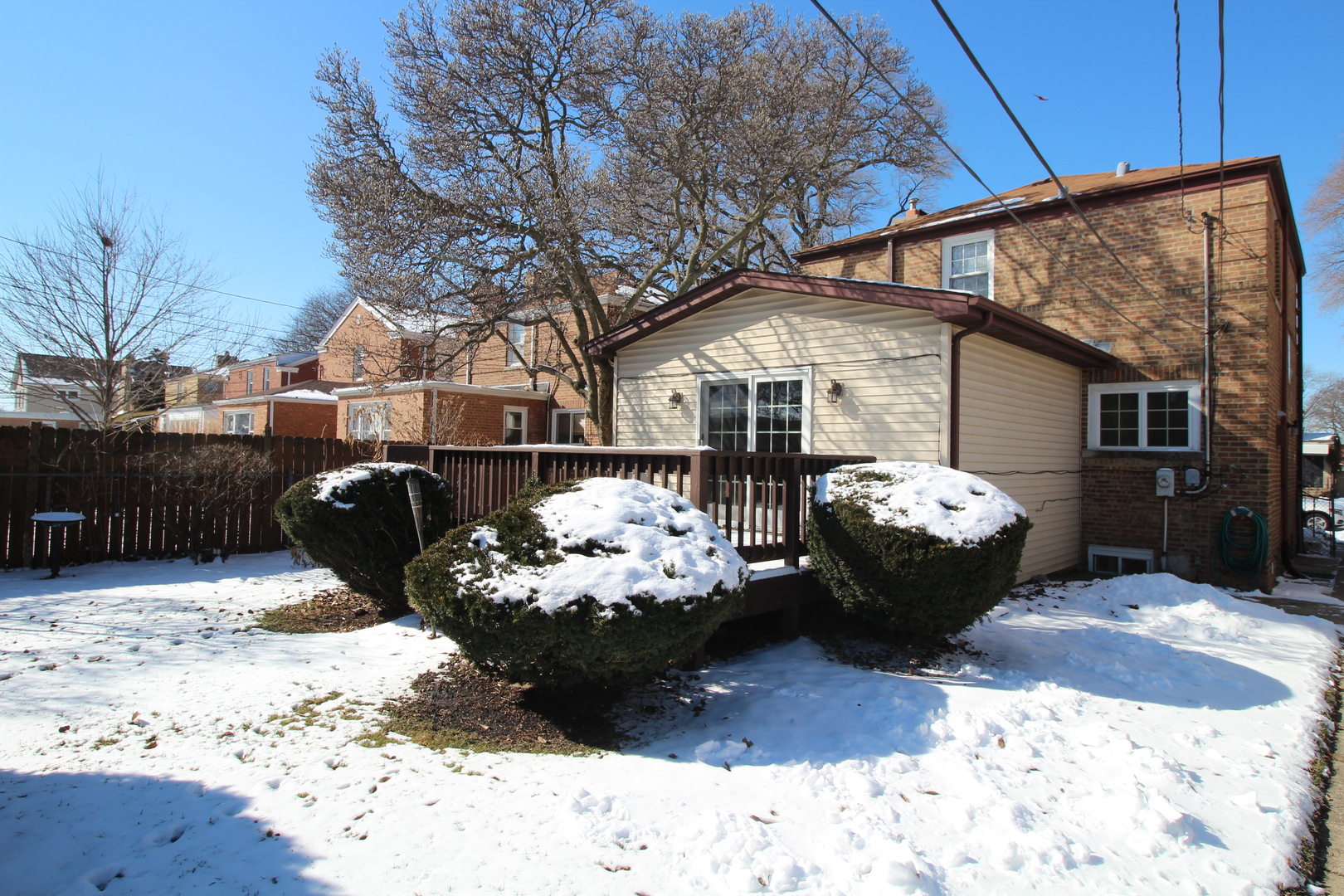 5237 North Olcott Avenue Chicago, IL 60656 - Photo 25 of 26 a view of a back yard of the house