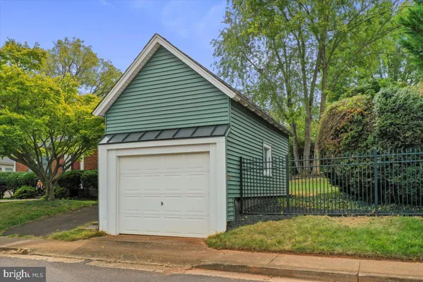 a front view of a building