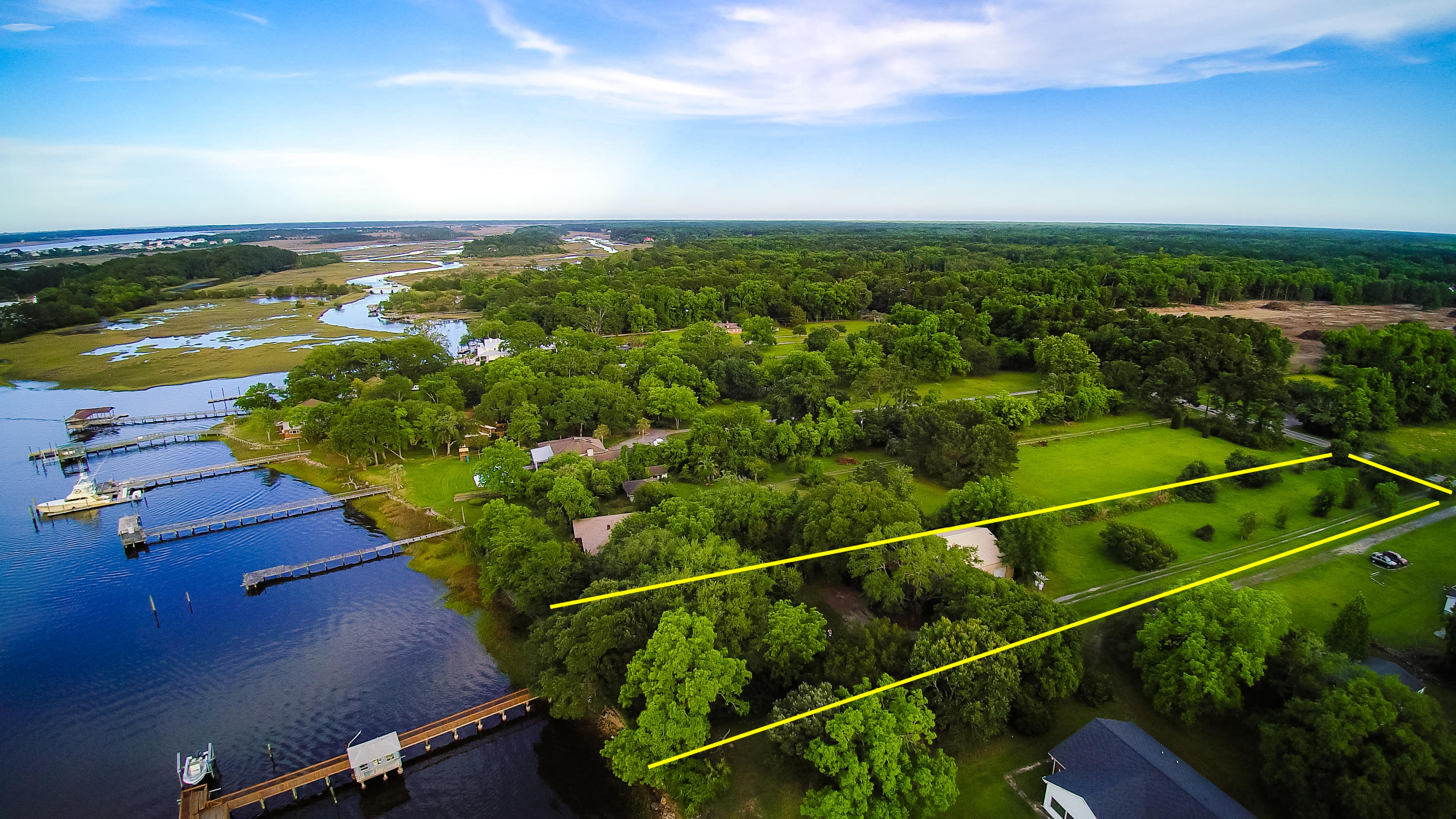 1107 River Road Johns Island, SC 29455 - Photo 3 of 31 1107 River Rd Drone-1