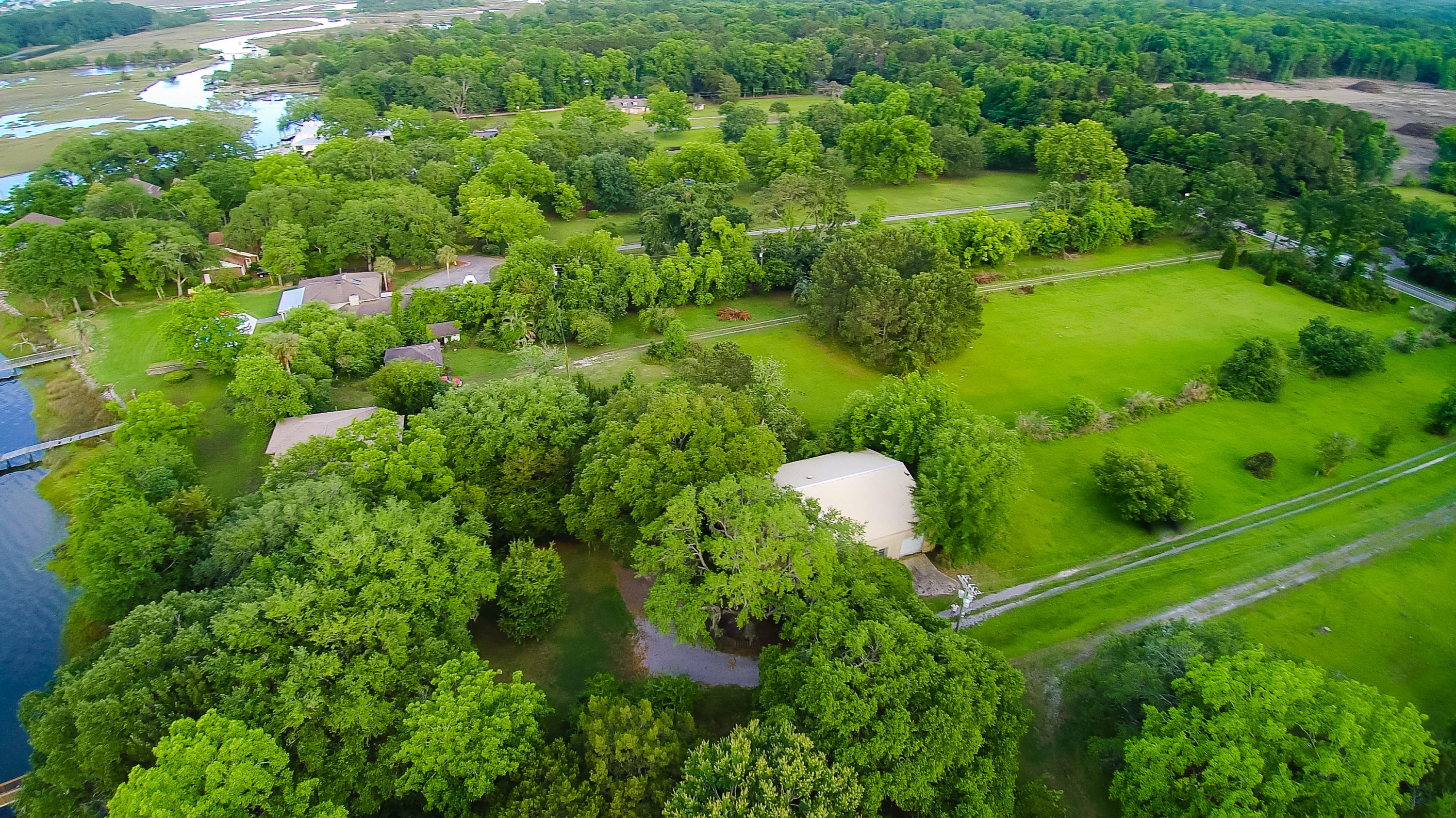 1107 River Road Johns Island, SC 29455 - Photo 8 of 31 1107 River Rd Drone-6