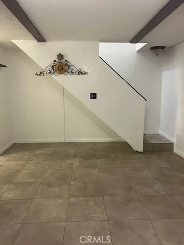 a view of a room with an empty space