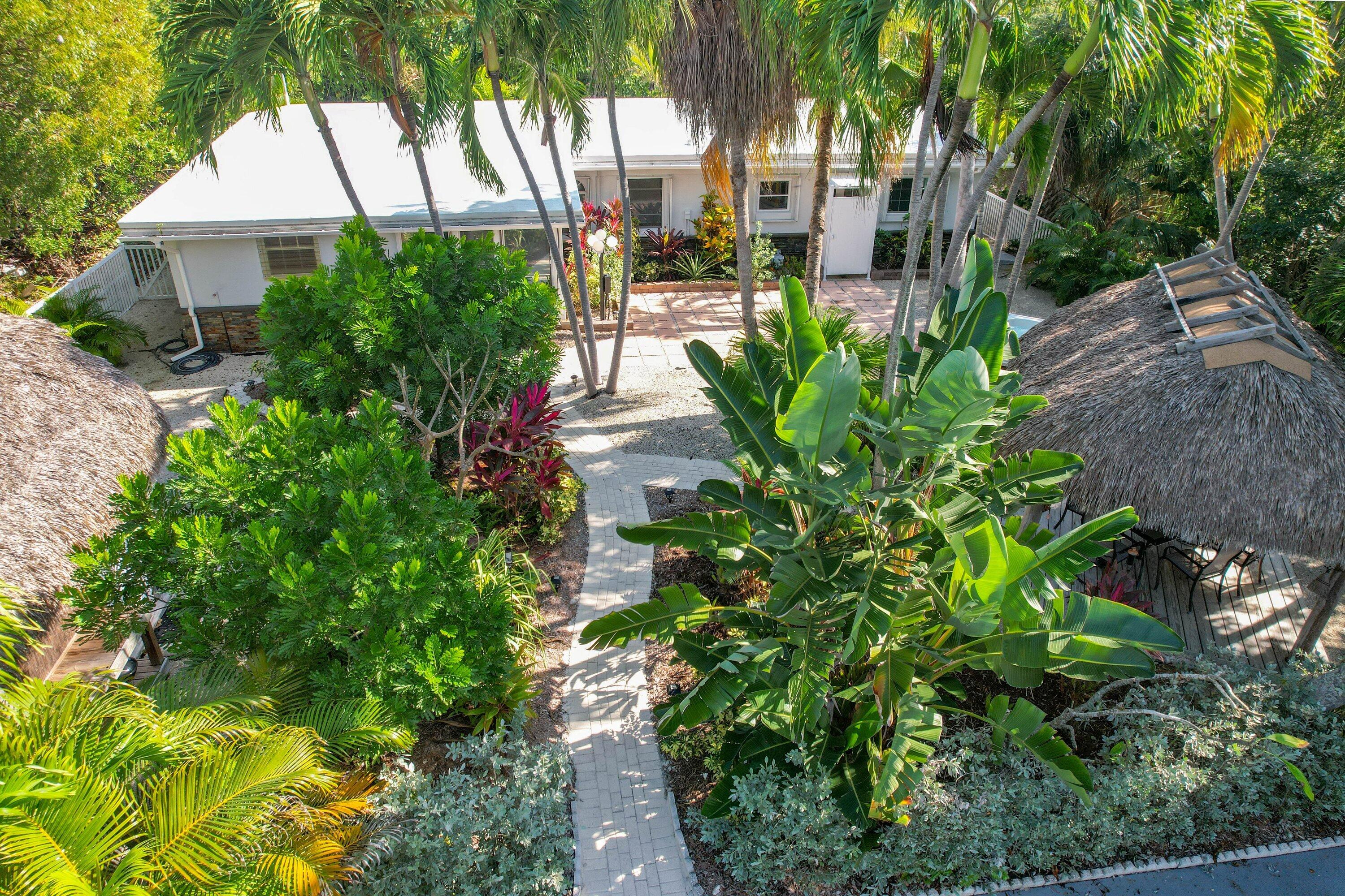 3828 Gillott Road Big Pine Key, FL 33043 - Photo 31 of 46 Aerial Rear of Home