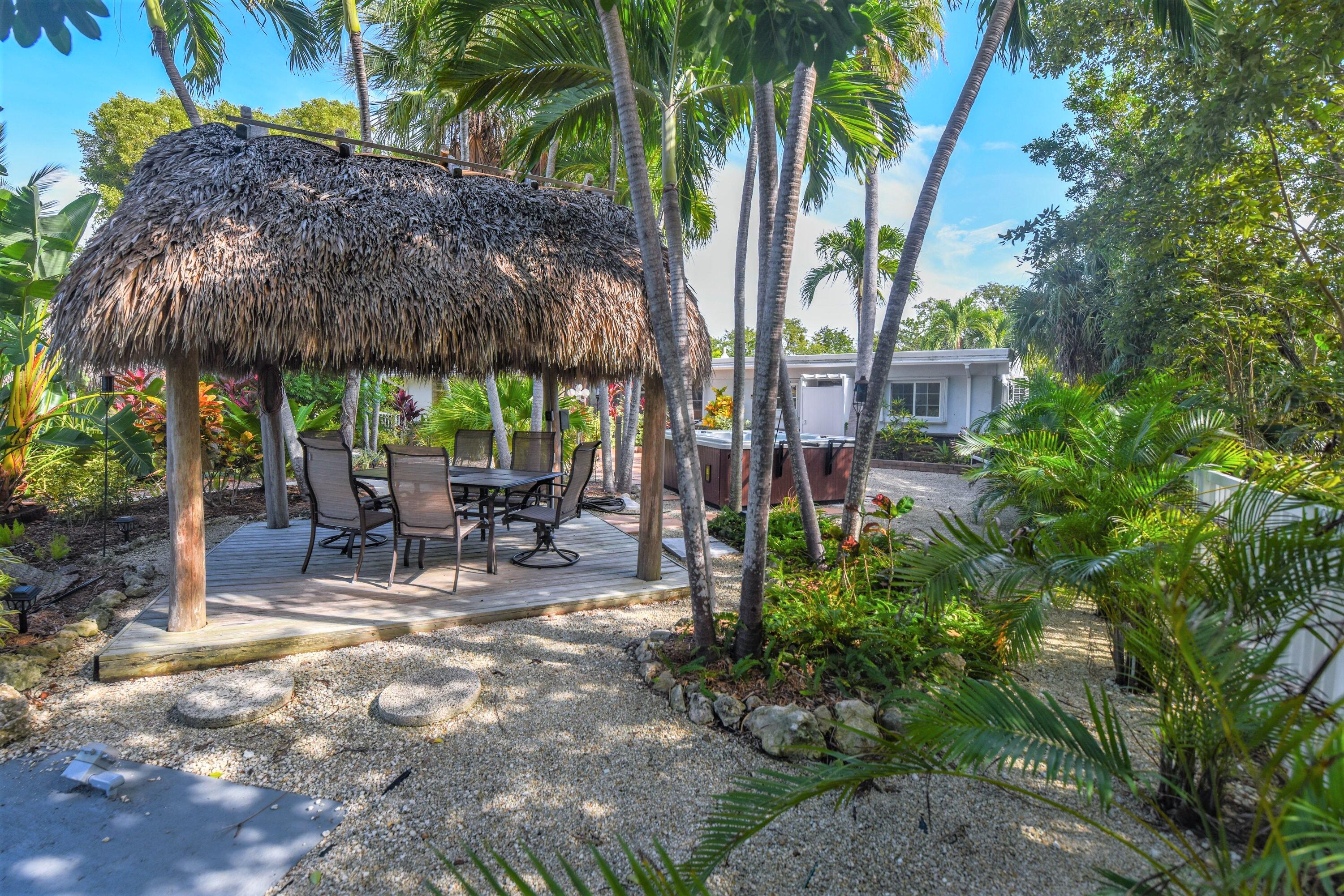 3828 Gillott Road Big Pine Key, FL 33043 - Photo 37 of 46 Large Tiki Hut