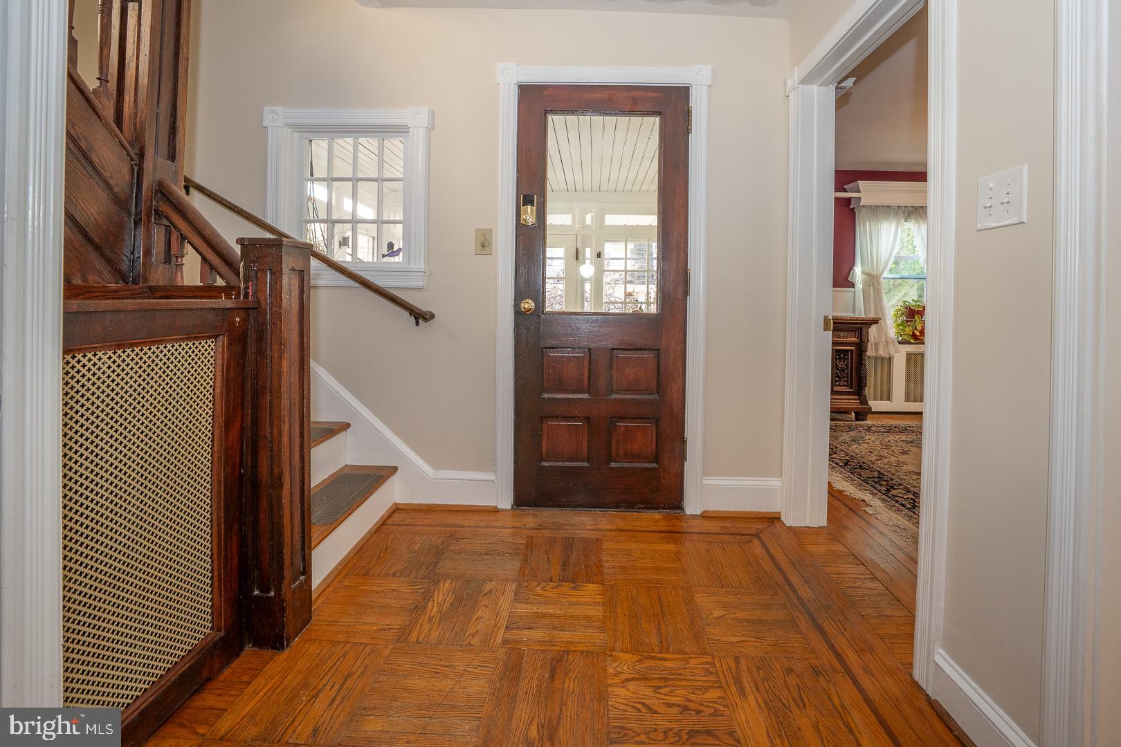 255 Willow Avenue Wayne, PA 19087 - Photo 10 of 46 a view of entryway with wooden floor and stairs