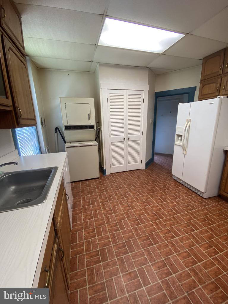 622 Rock Spring Road Bel Air, MD 21014 - Photo 18 of 37 Kitchen with stacked washer/dryer