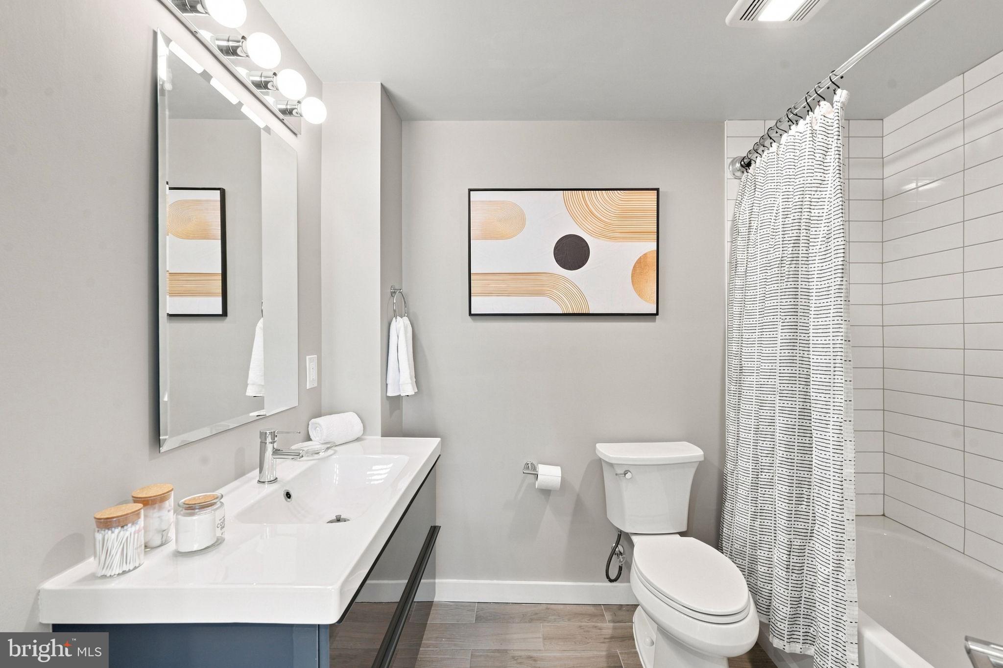 700 Roeder Road, Unit 203 Silver Spring, MD 20910 - Photo 19 of 37 Modern bathroom with sleek design.