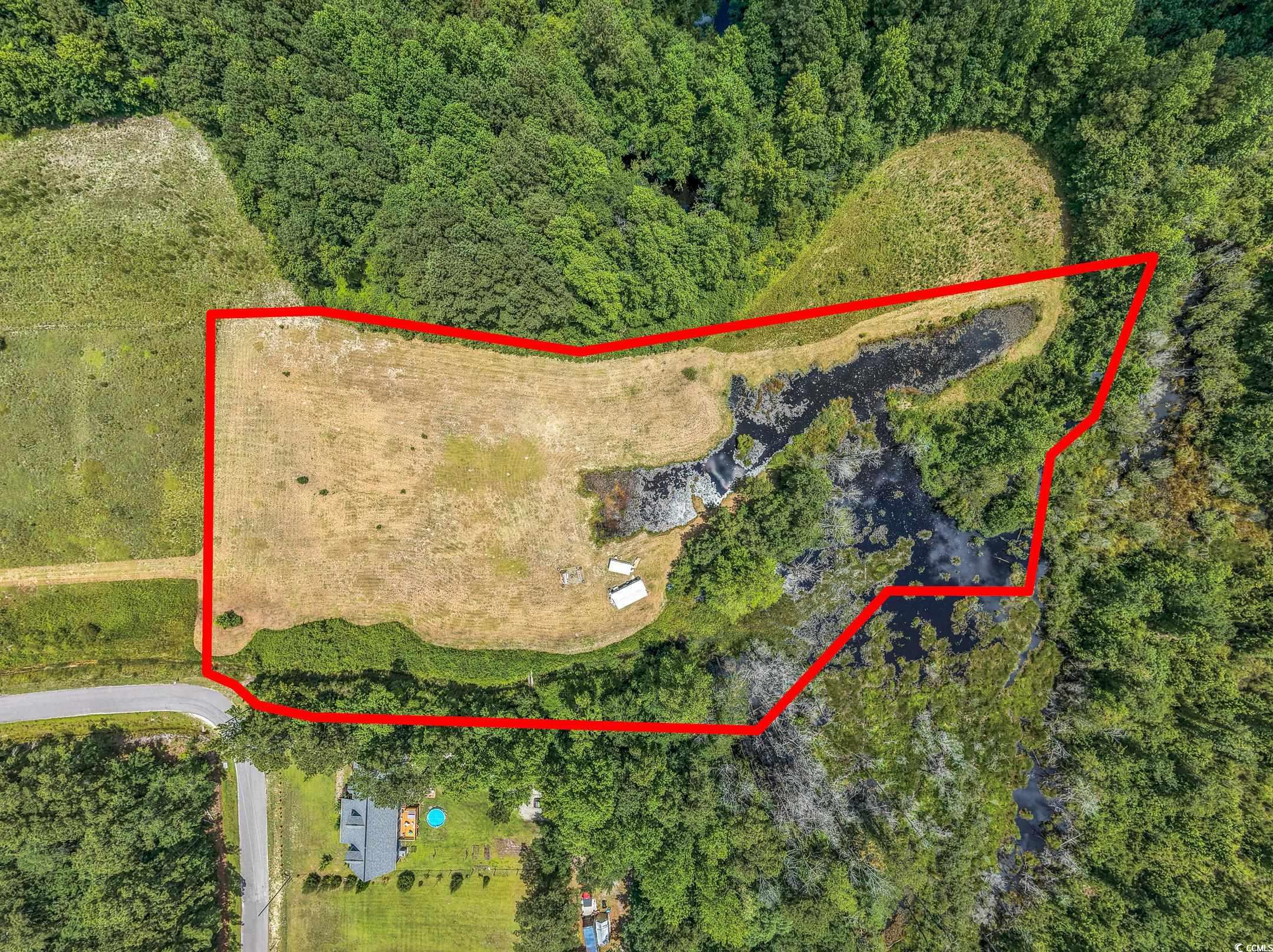 214 Allsbrook Road Loris, SC 29569 - Photo 1 of 15 View of property location with property parcel outlined