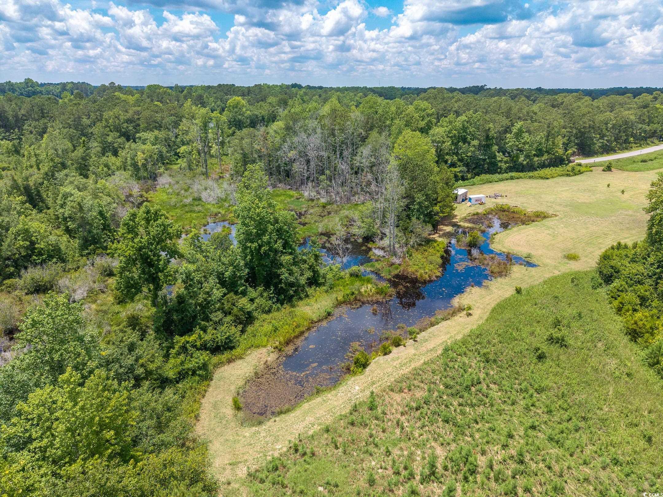 214 Allsbrook Road Loris, SC 29569 - Photo 11 of 15 Drone / aerial view of a heavily wooded area
