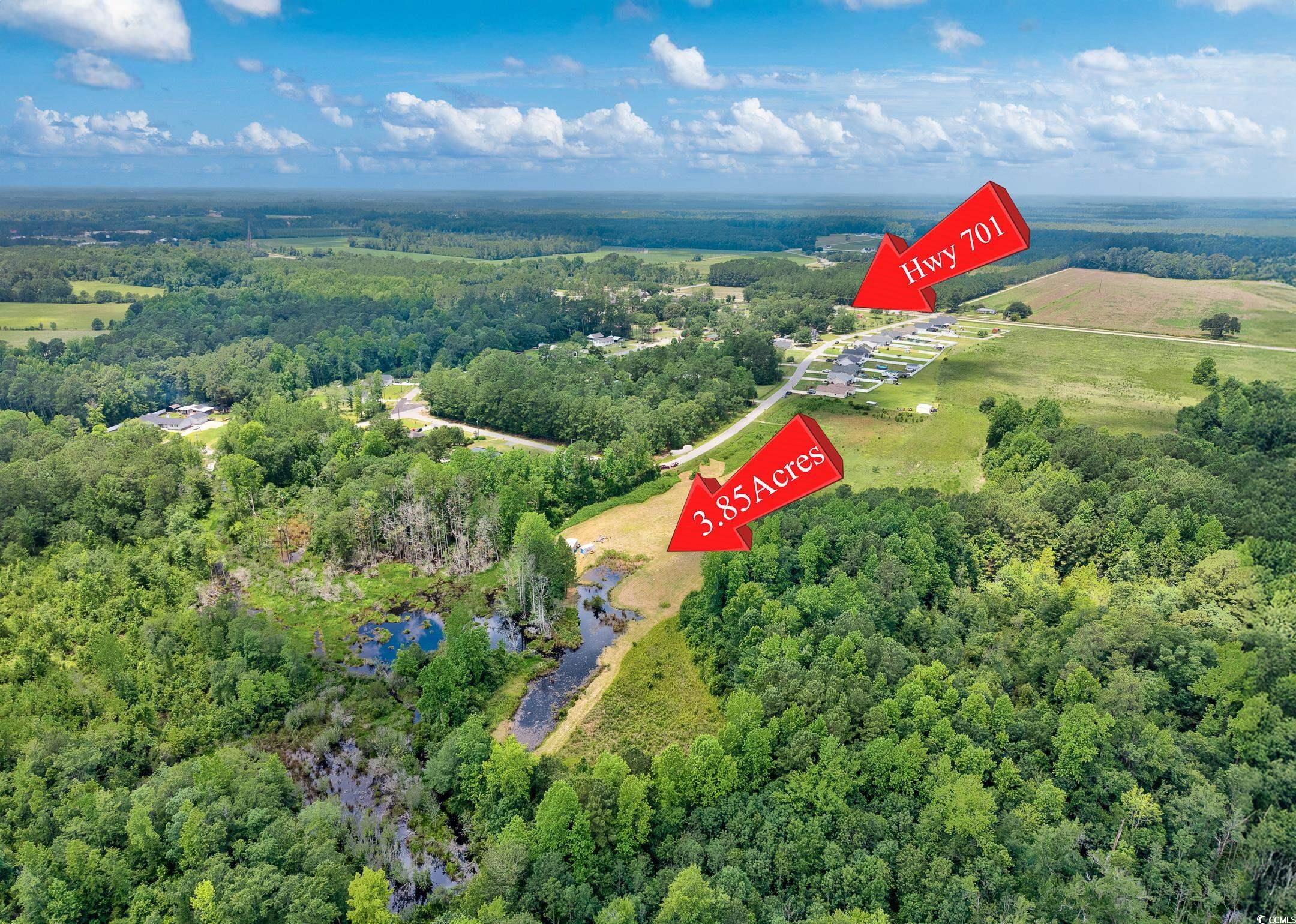 214 Allsbrook Road Loris, SC 29569 - Photo 5 of 15 Aerial view of property's location with a forest