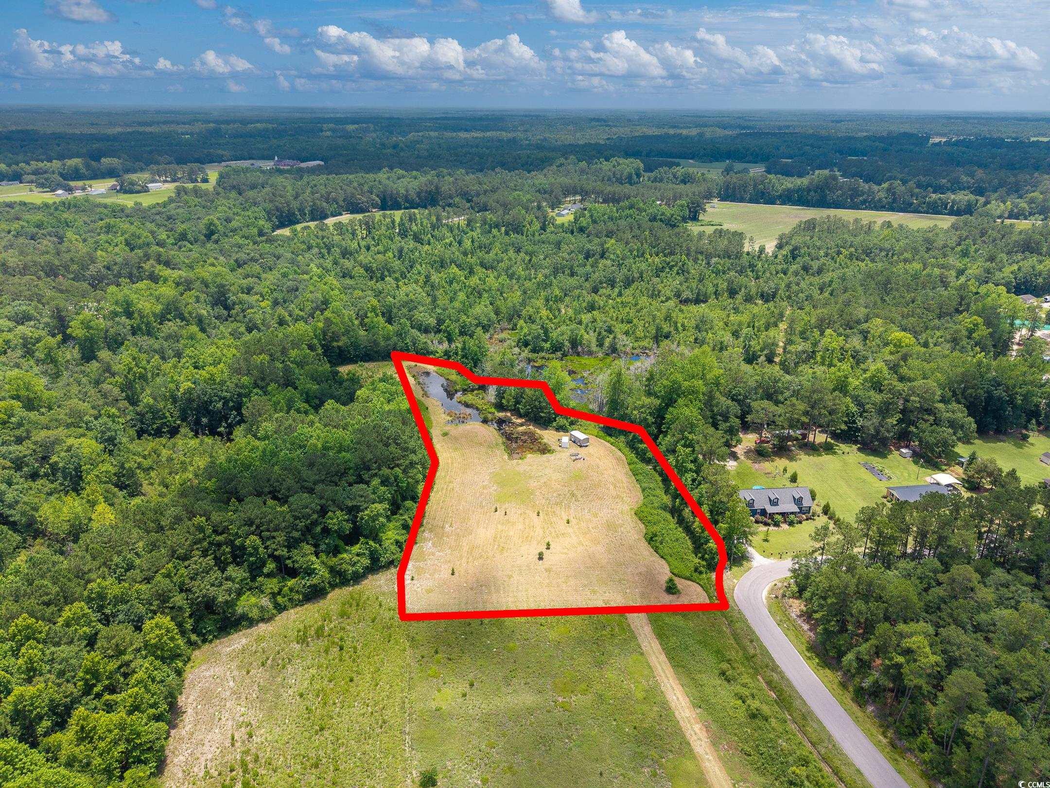 214 Allsbrook Road Loris, SC 29569 - Photo 7 of 15 View of property location featuring a forest and property boundaries highlighted