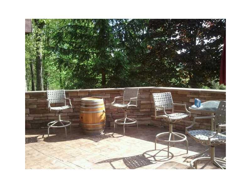 143 Whitestown Road Harmony, PA 16037 - Photo 4 of 16 Patio/Deck. Front Courtyard with stamped concrete