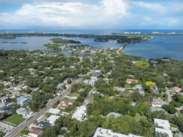 front view of a building with a street