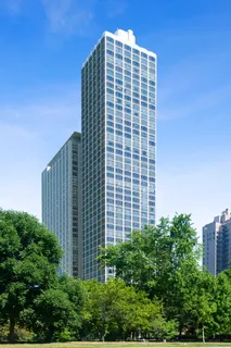 a front view of a building