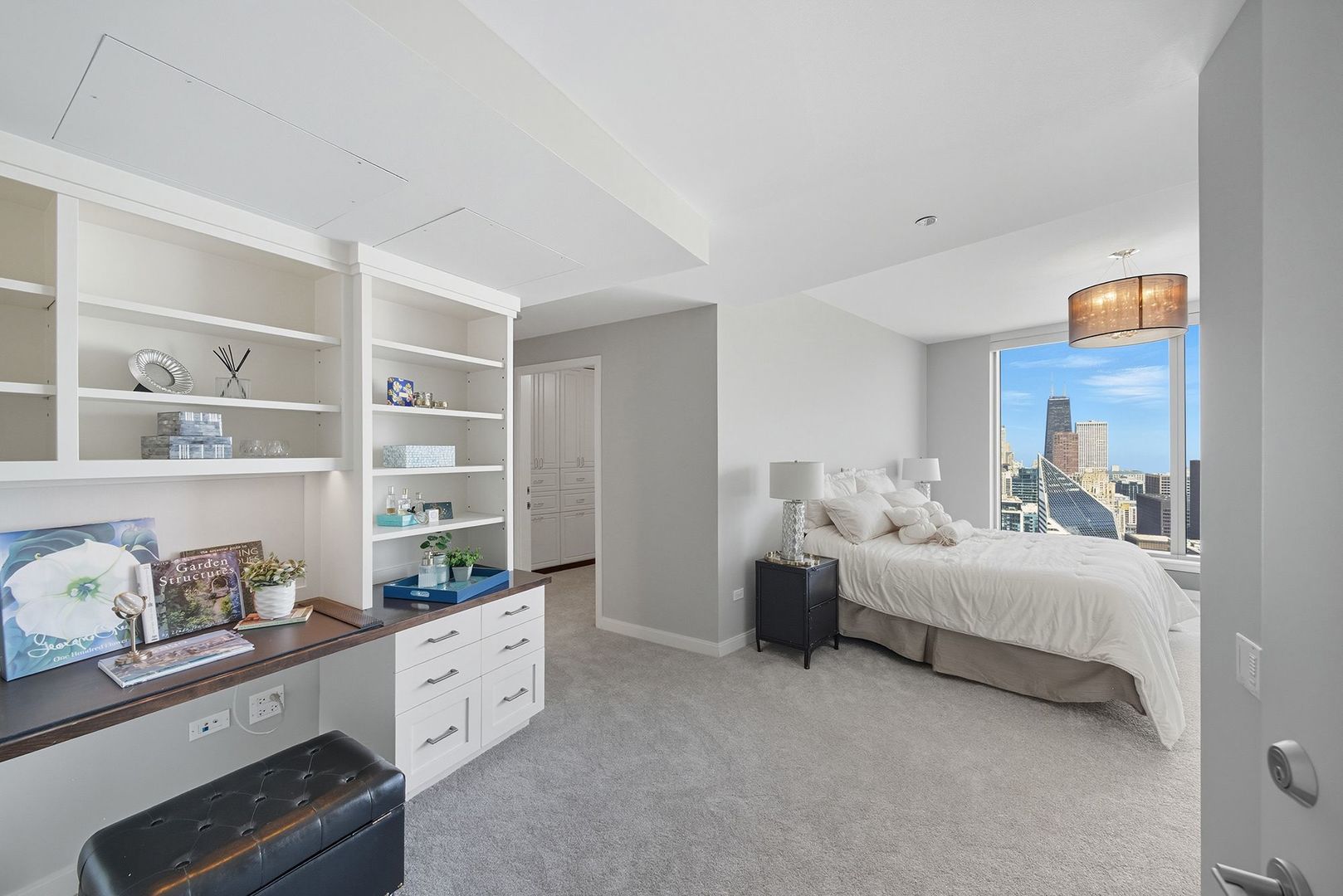 60 East Monroe Street, Unit 5601 Chicago, IL 60603 - Photo 14 of 50 a bed room with furniture and decor