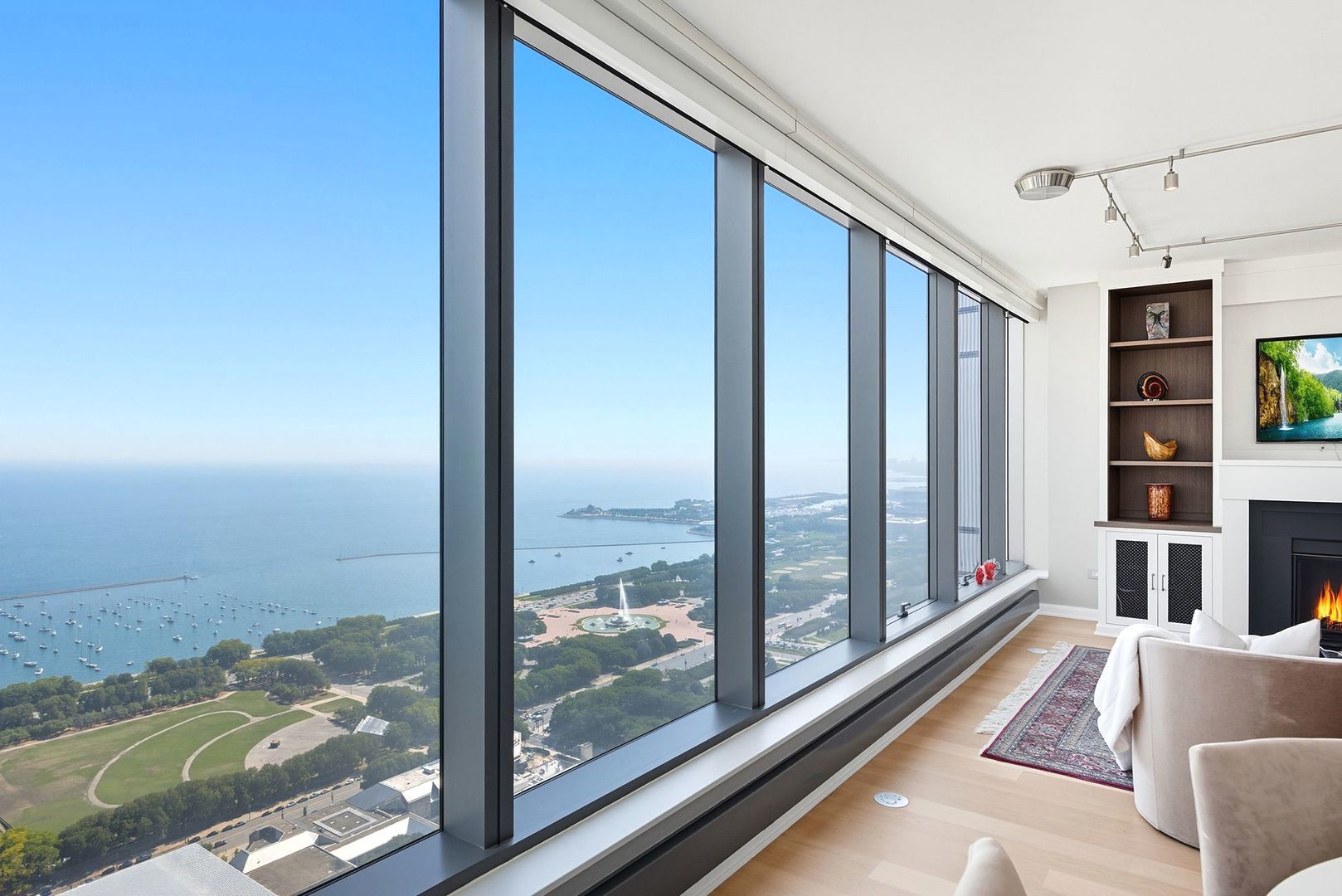 60 East Monroe Street, Unit 5601 Chicago, IL 60603 - Photo 6 of 50 a living room with furniture