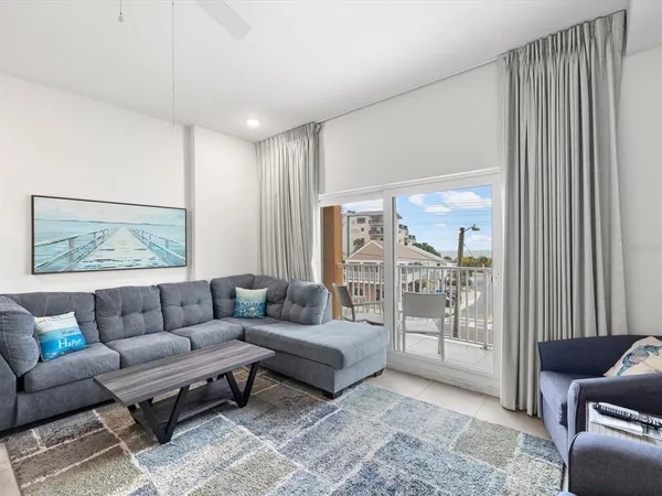 a bedroom with a bed and a view of bathroom