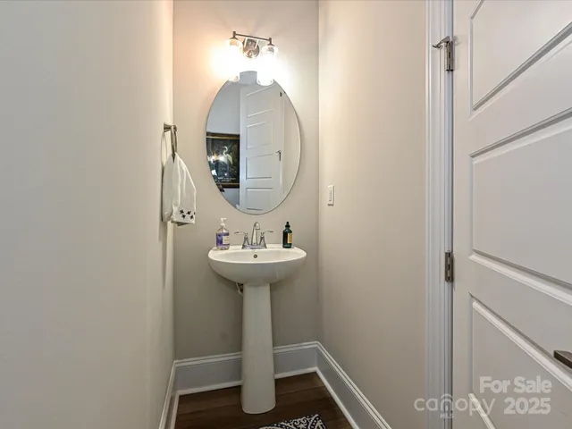 a close view of light fixtures and hallway