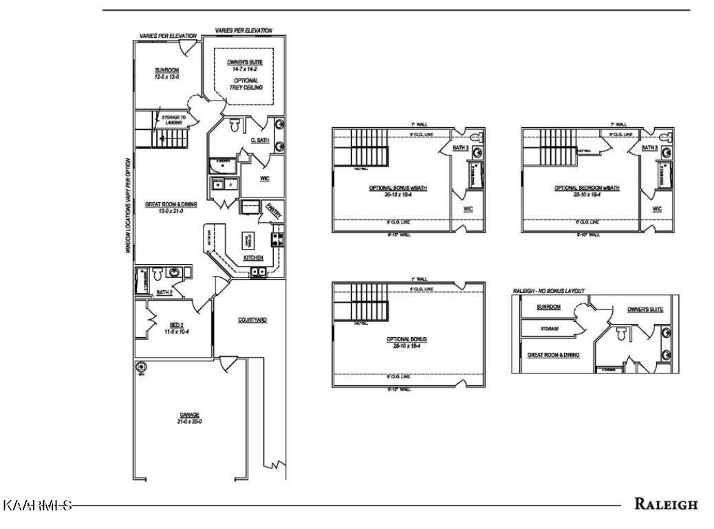 170 Goldheart Road Farragut, TN 37934 - Photo 6 of 6 Raleigh Floor Plan