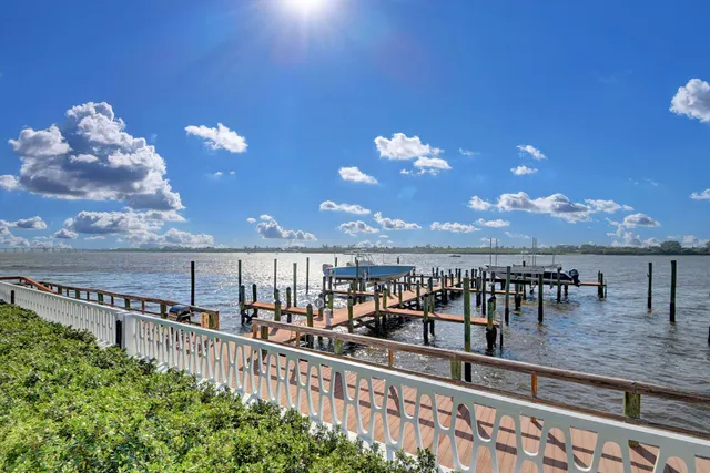 a view of a balcony with an outdoor space