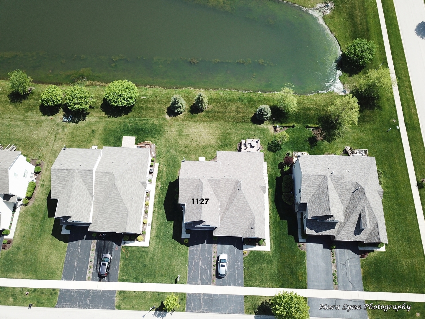 1127 Freedom Road Elburn, IL 60119 - Photo 27 of 29 an aerial view of residential house with outdoor space and parking