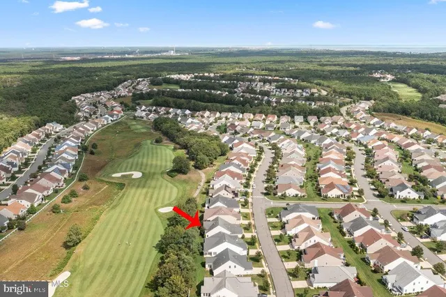 a view of a lake with a city