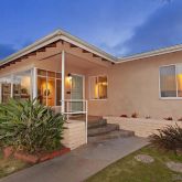 a house view with a outdoor space