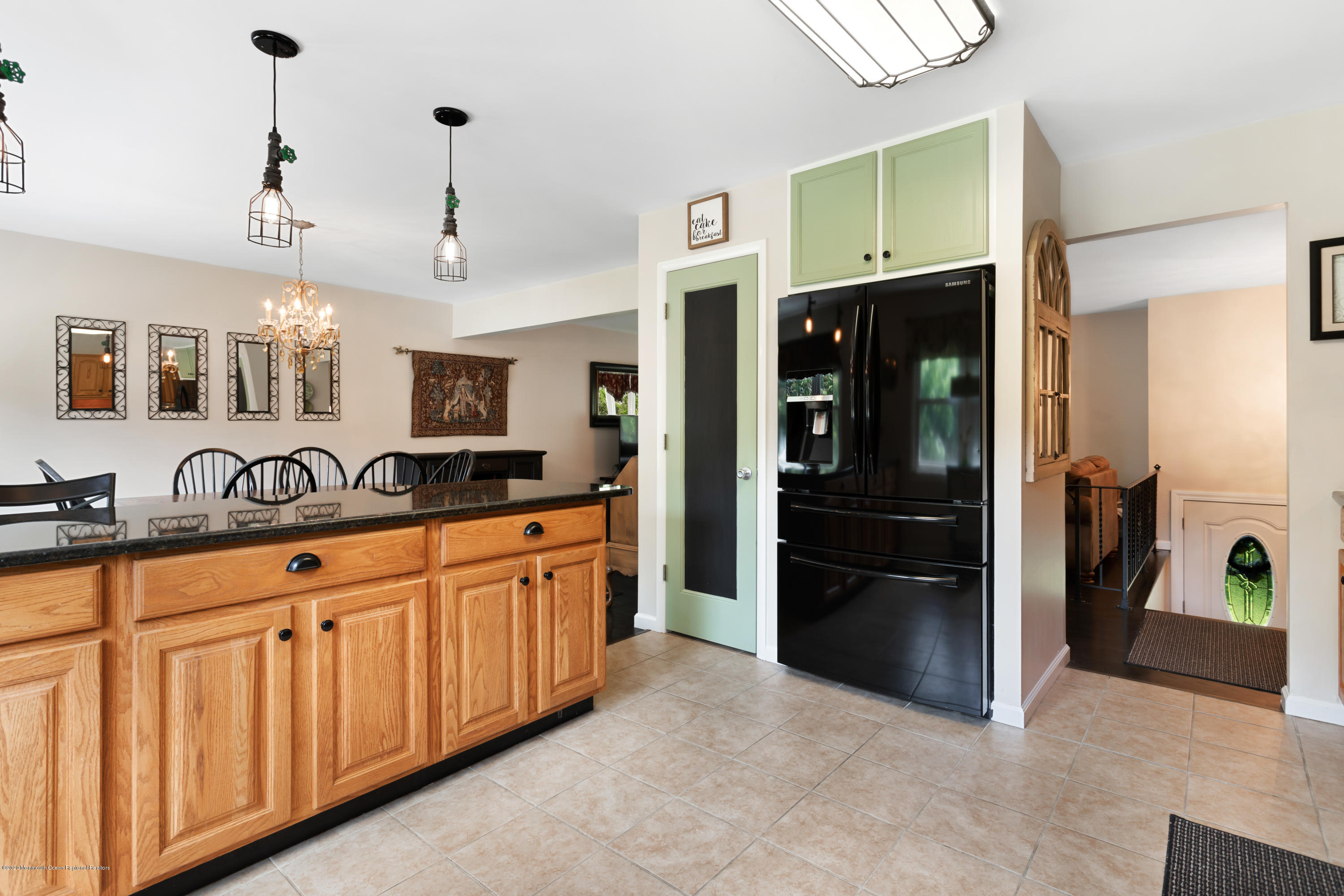 77 East Pleasant Grove Road Jackson, NJ 08527 - Photo 7 of 29 a large kitchen with stainless steel appliances granite countertop a refrigerator and a sink