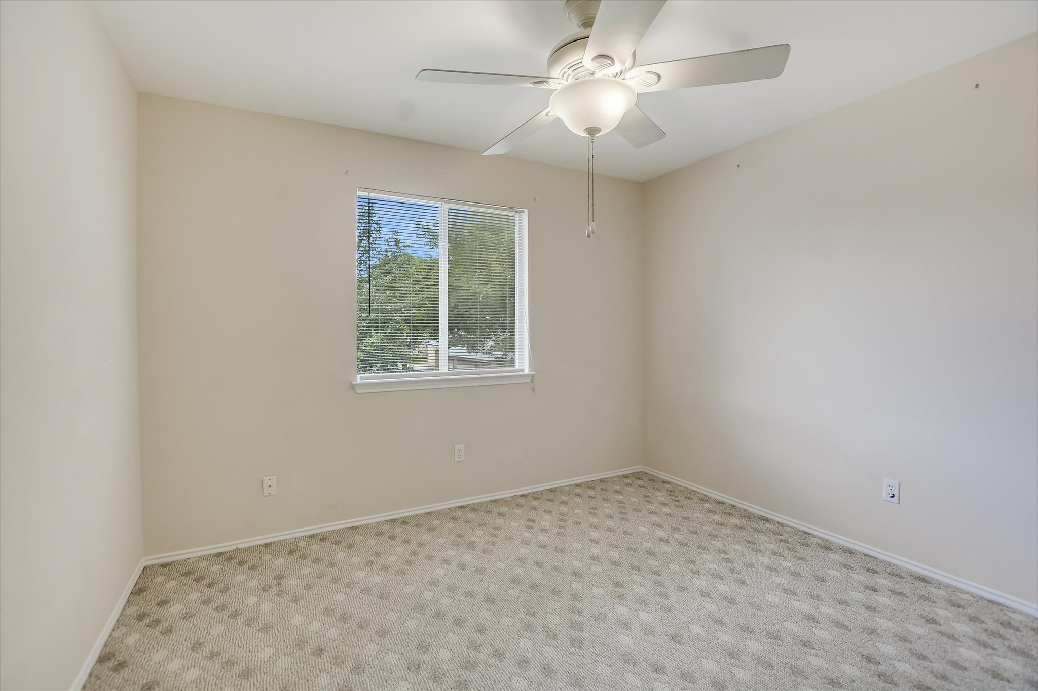 1008 Double File Trail Round Rock, TX 78665 - Photo 15 of 20 A well-proportioned bedroom with ample natural light and a ceiling fan for comfort.
