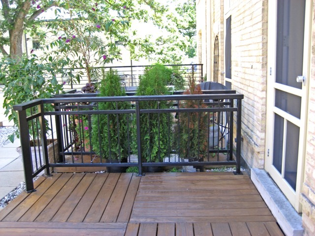 155 Whistler Road Highland Park, IL 60035 - Photo 11 of 13 a view of a balcony with wooden floor