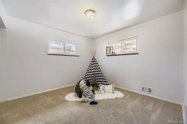 a room with gym equipment